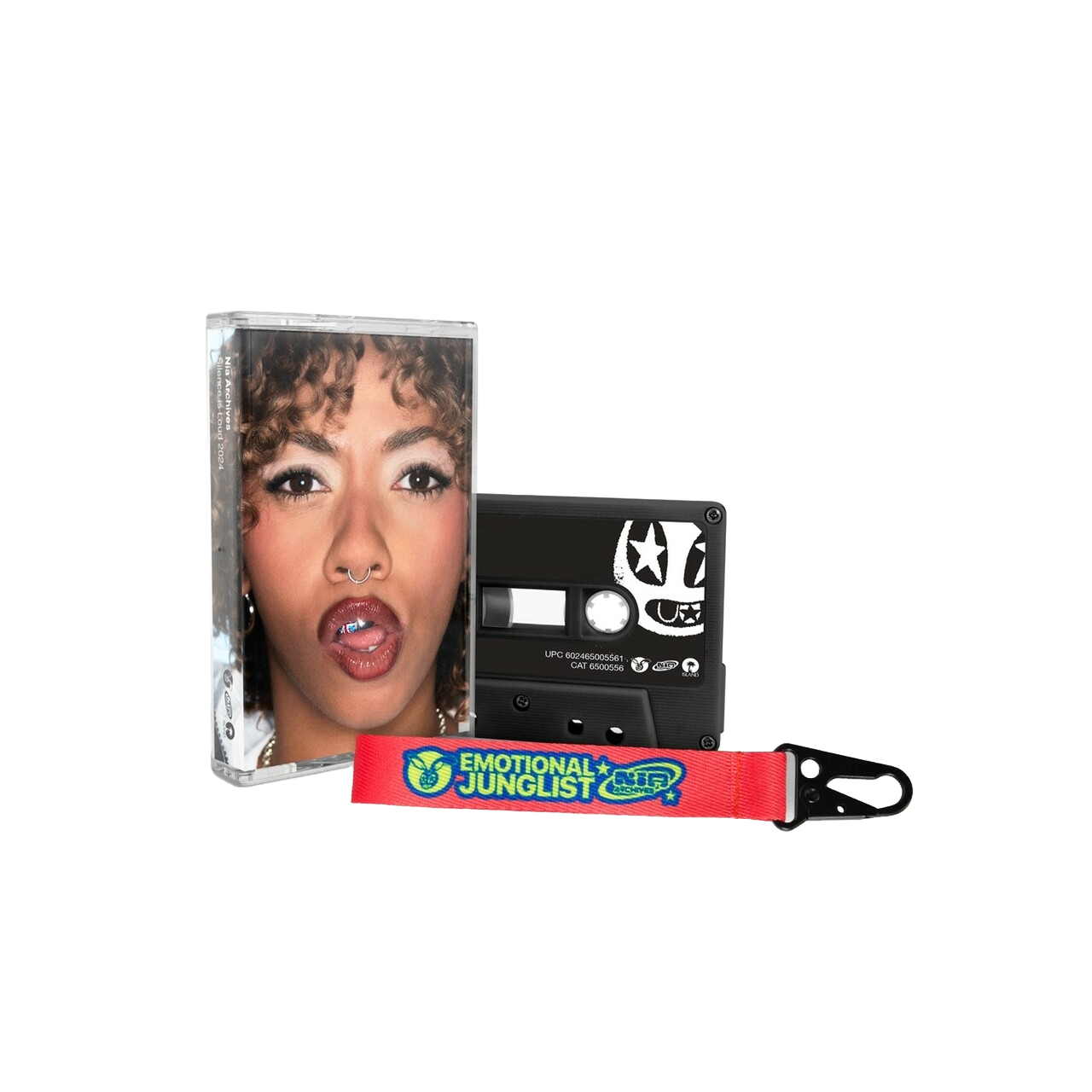 SILENCE IS LOUD - LANYARD KEY HOLDER & CASSETTE