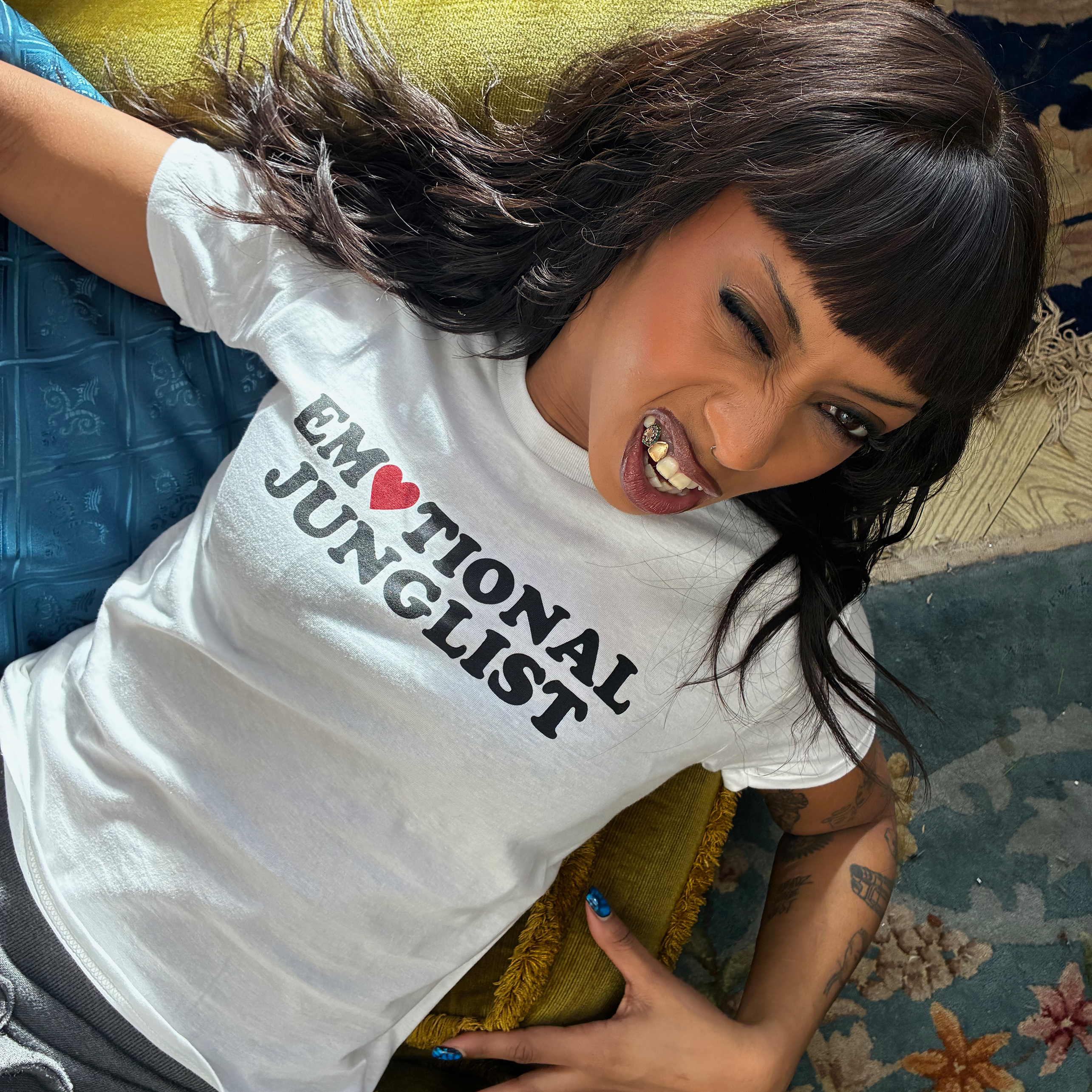 Emotional Junglist Black Baby Tee