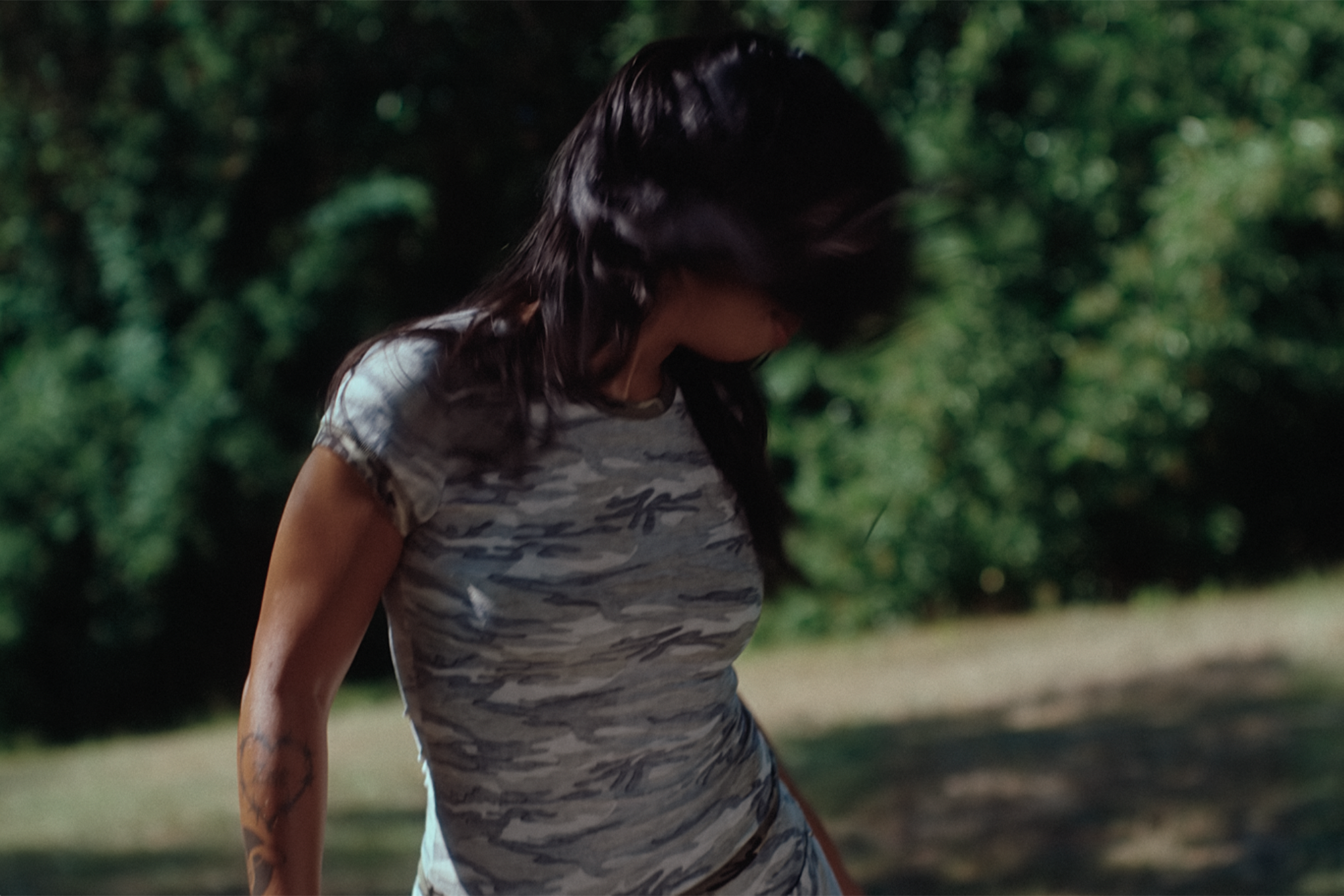 Nia Archives - Peachy Den Reversible Camo T-Shirt