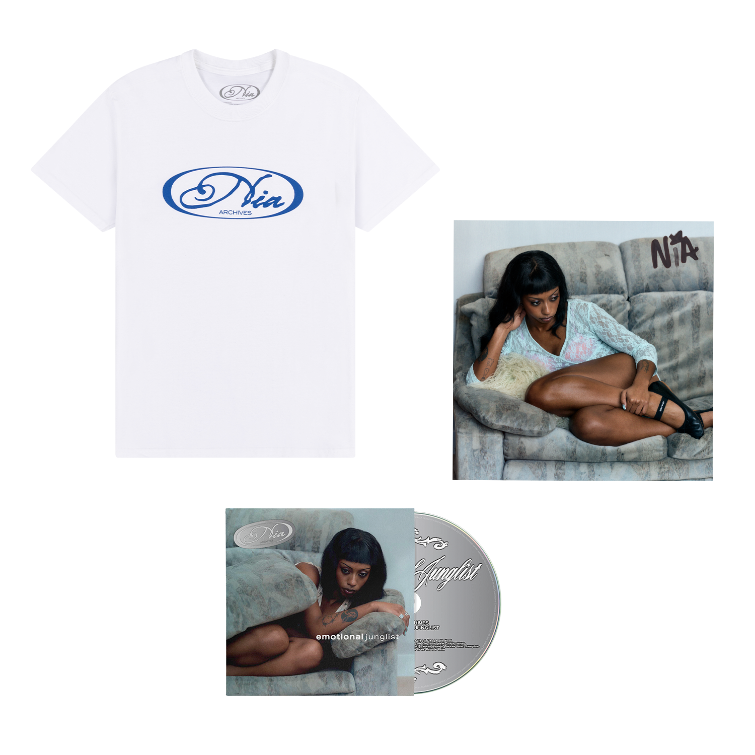 Nu Logo T-Shirt, CD & Signed Art Card