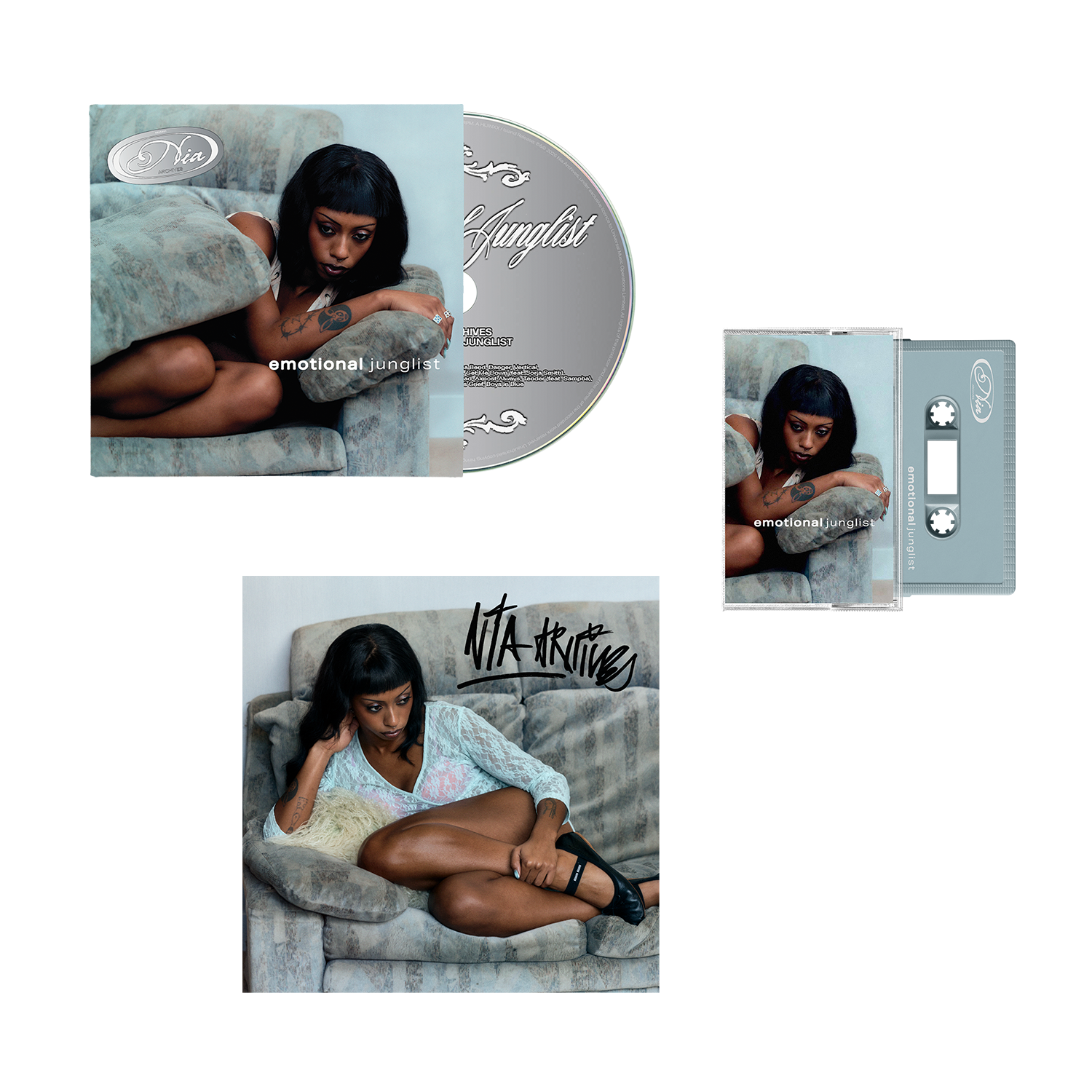 CD, Cassette & Signed Art Card