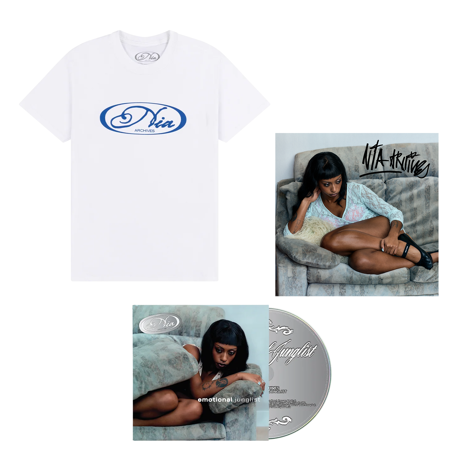 Nu Logo T-Shirt, CD & Signed Art Card