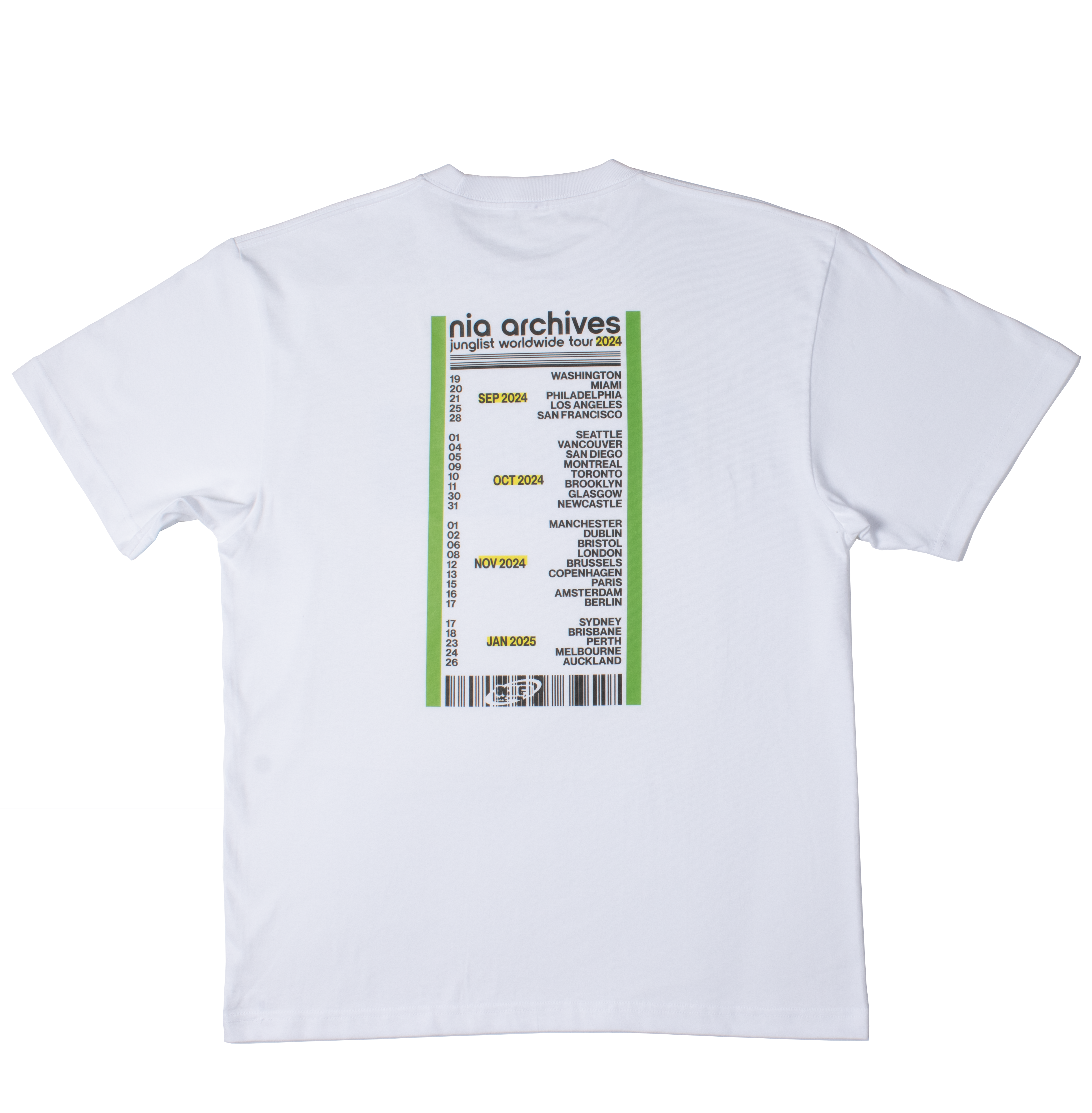 Nia Archives - Junglist Worldwide Tour 2024 T-Shirt