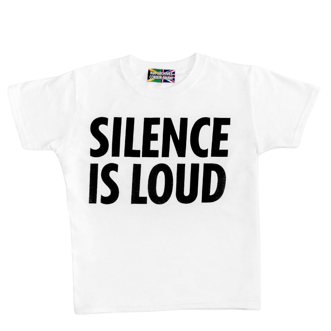 Silence is Loud: Corbin Shaw T-Shirt & CD - Nia Archives